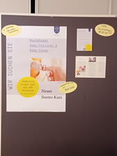 Juliana Weiß von der Hansestadt Buxtehude präsentiert das Projekt „Buxtehuder Babypatinnen und -paten“.